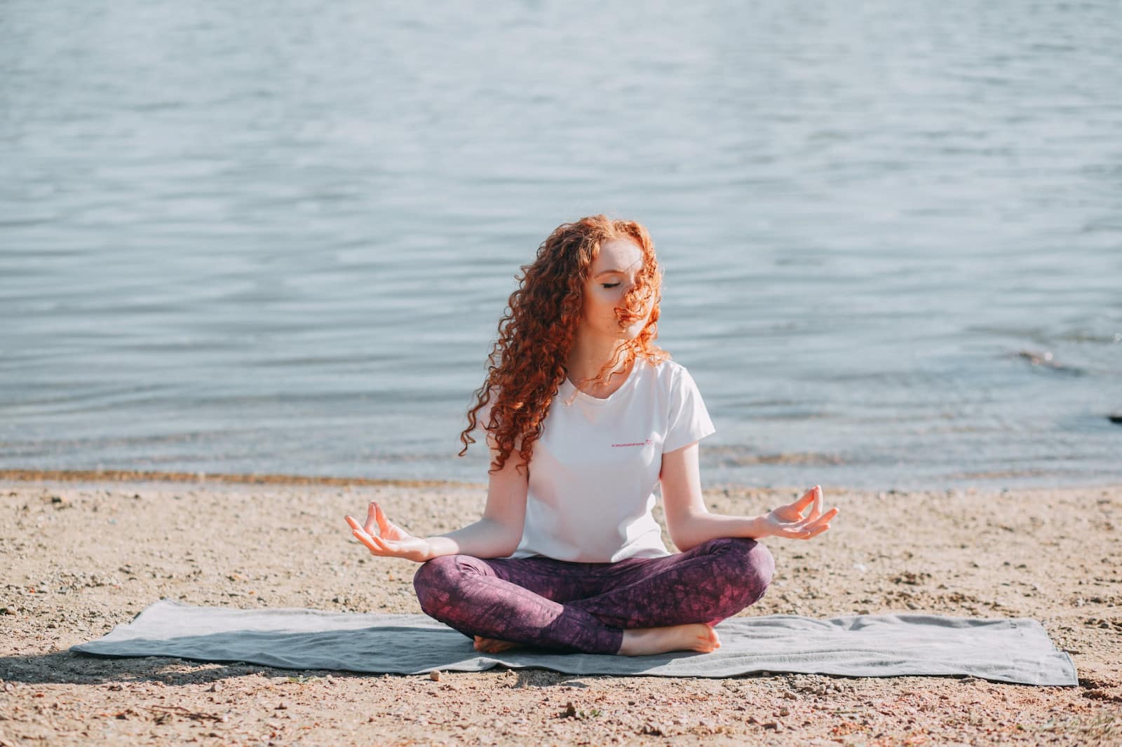 A woman enjoying yoga on Klong Toab Beach