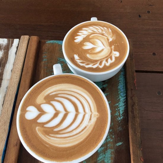 The coffee at Boy’s Organic Coffee, Koh Samui