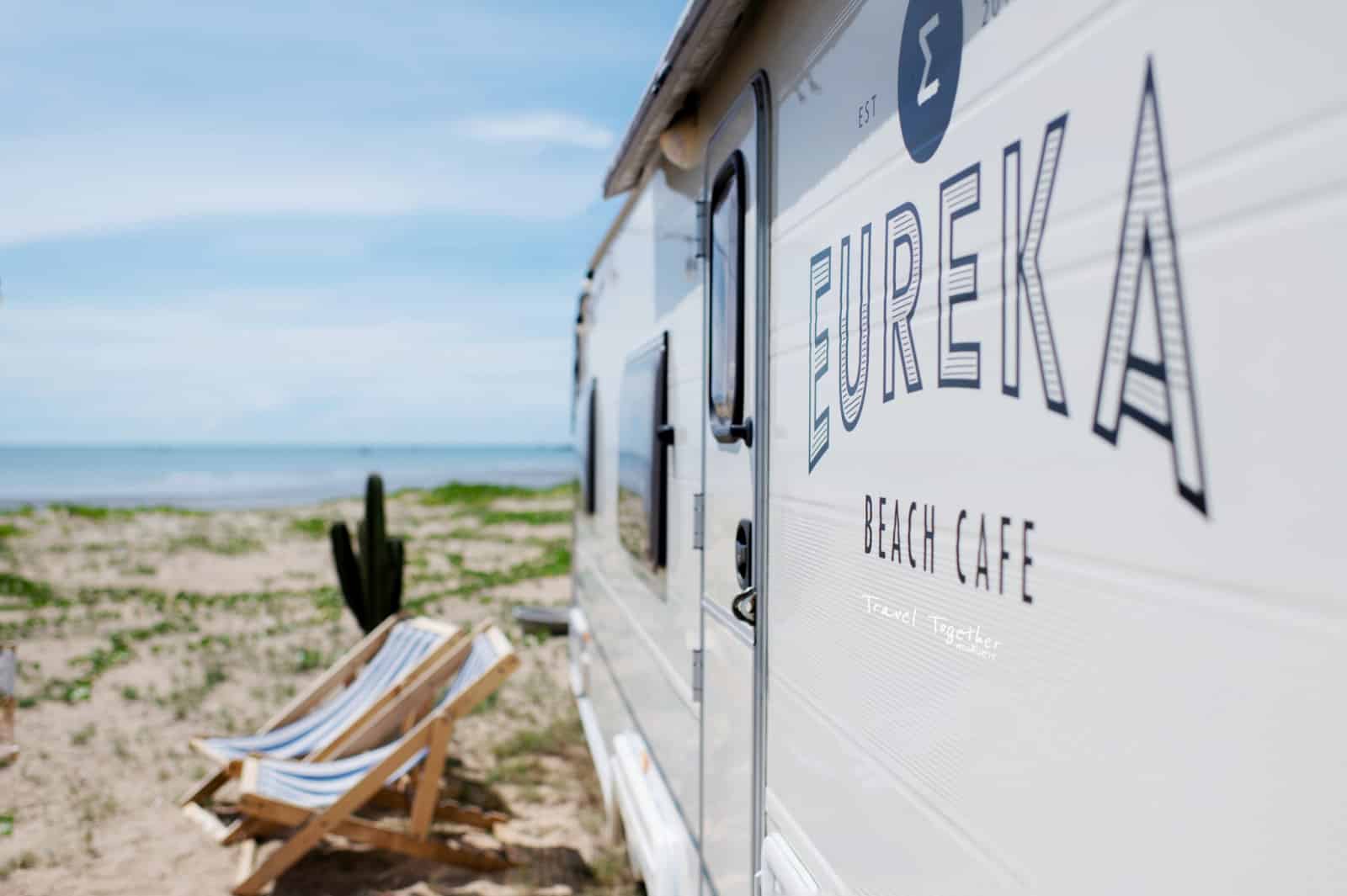 The entrance of Eureka Beach Cafe, Hua Hin