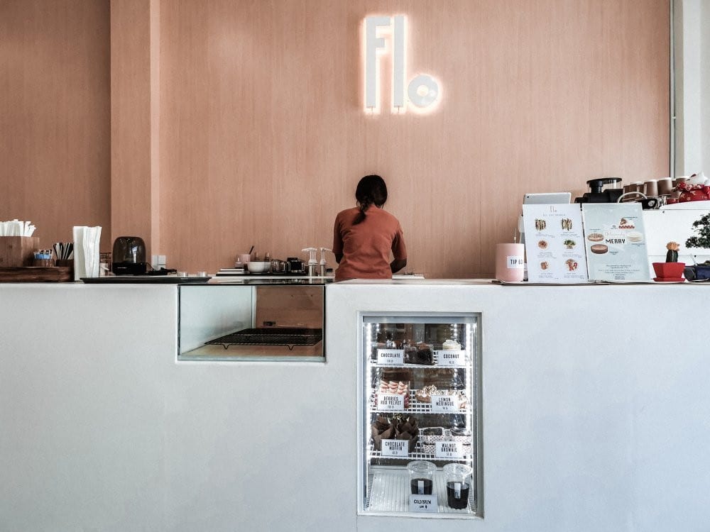 The entrance of Flo Cafe, Koh Samui