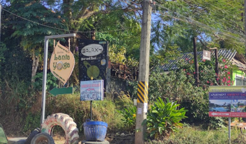 Outside Lanta Yoga in Koh Lanta