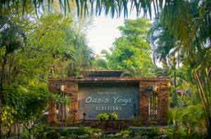 Entrance of Oasis Yoga in Koh Lanta