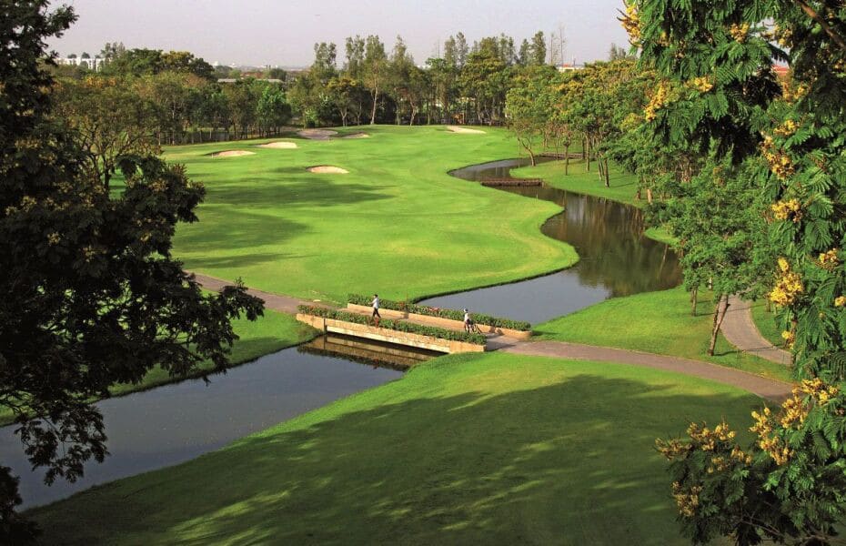 The majestic Thana City Golf and Country Club in Bangkok