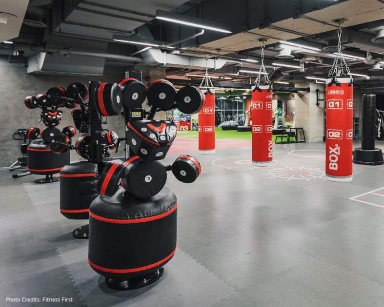 Inside the Fitness First Gym in Bangkok