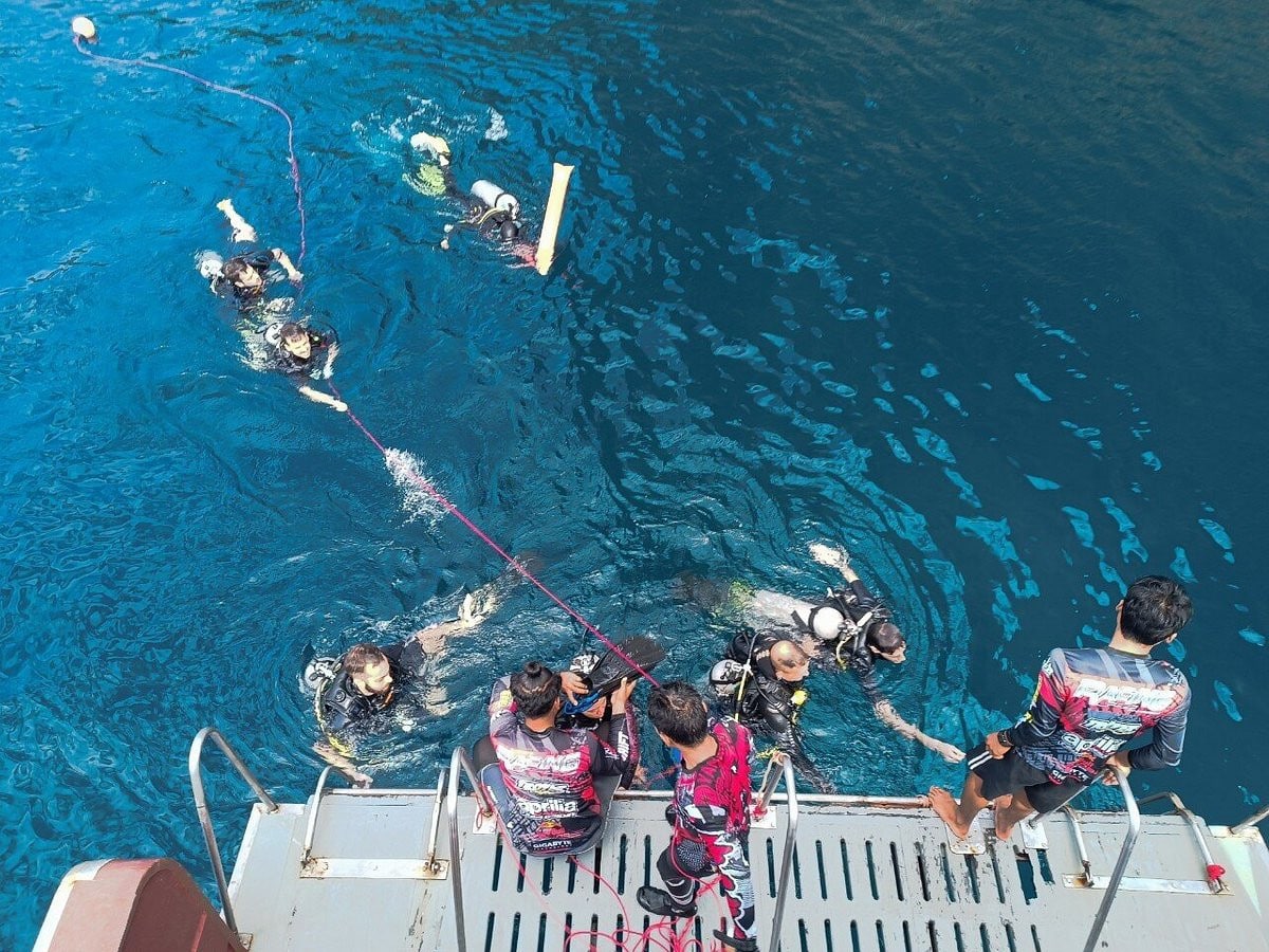 Training at Go Dive Lanta