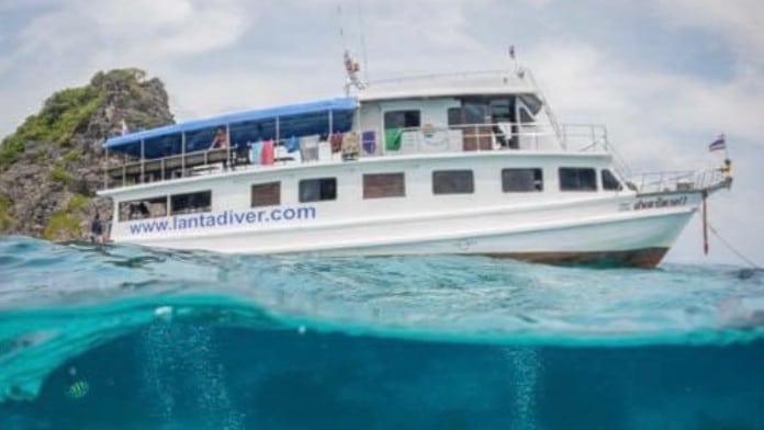 Lanta Diver Cruise heading to the Diving Site