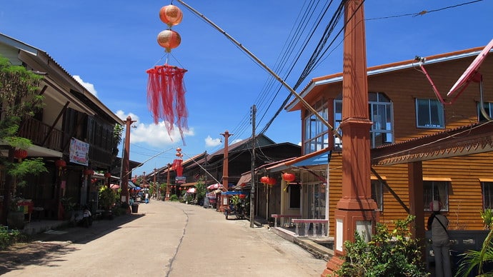 The quaint streets of Lanta Old Town
