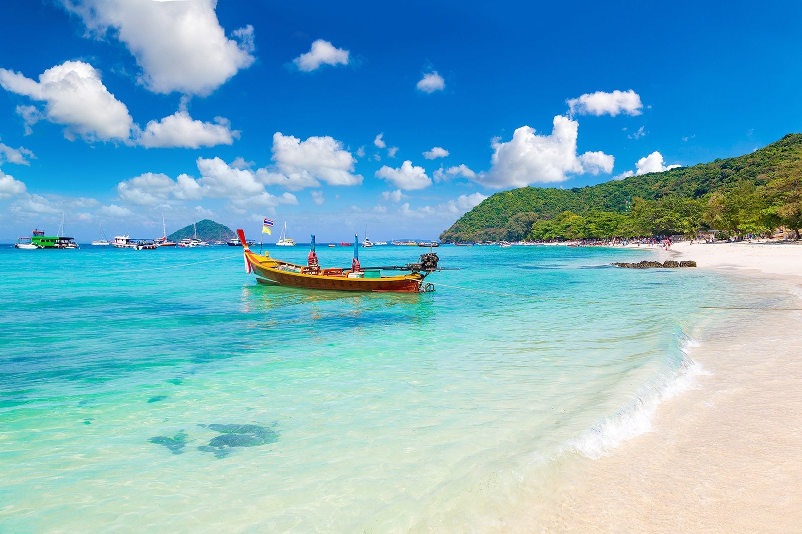 The Long Beach on the Coral Island, Phuket