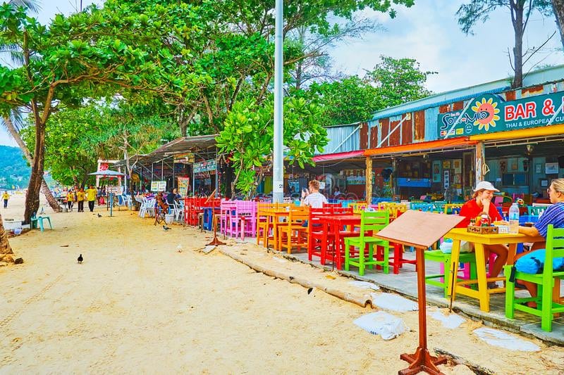 Restaurant on Patong Beach, Phuket