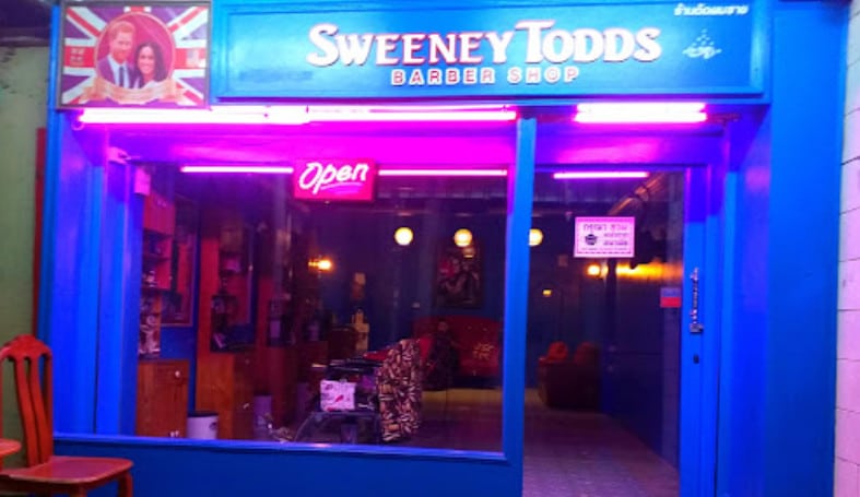 The Sweeney Tods Barber Shop in Chiang Mai