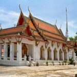 The majestic Wat Suwannaram in Bangkok