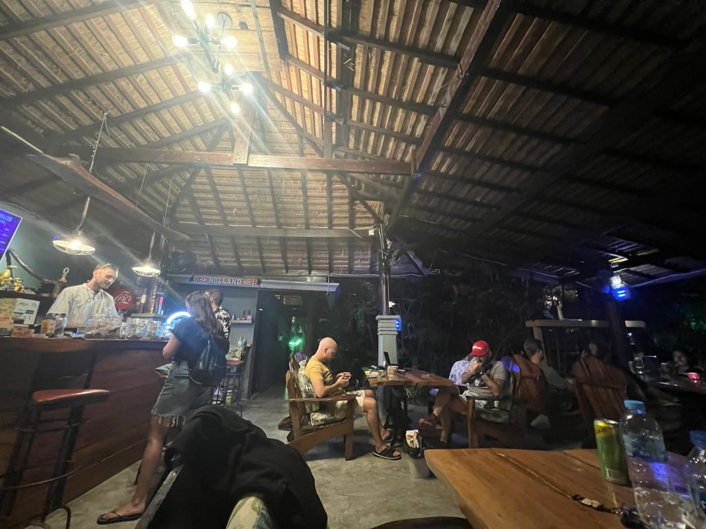 Guests Chilling At SonSamui Cannabis Garden