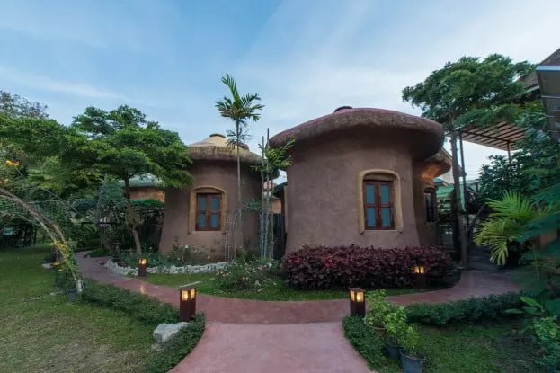 Leafy Greens Earth House in Chiang Mai