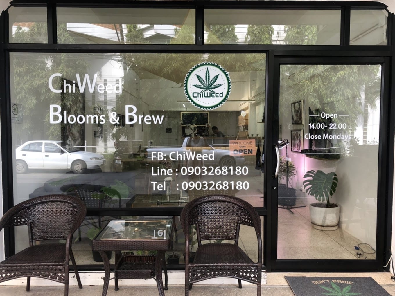 The Entrance of ChiWeed Cannabis Dispensary ChiWeed Cannabis Dispensary