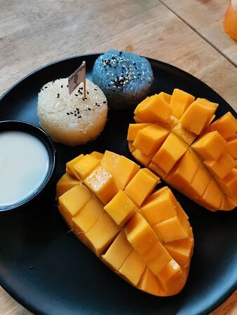 The mango platter at The Mango Garden, Krabi