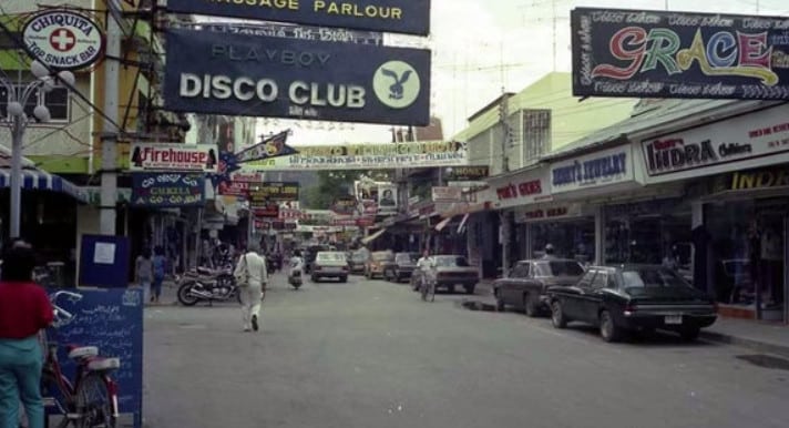 Pattaya Walking Street in the 1970s