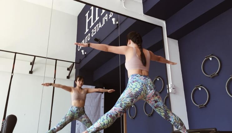 Training at HHB Rehab and Pilates Studio, Chiang Mai