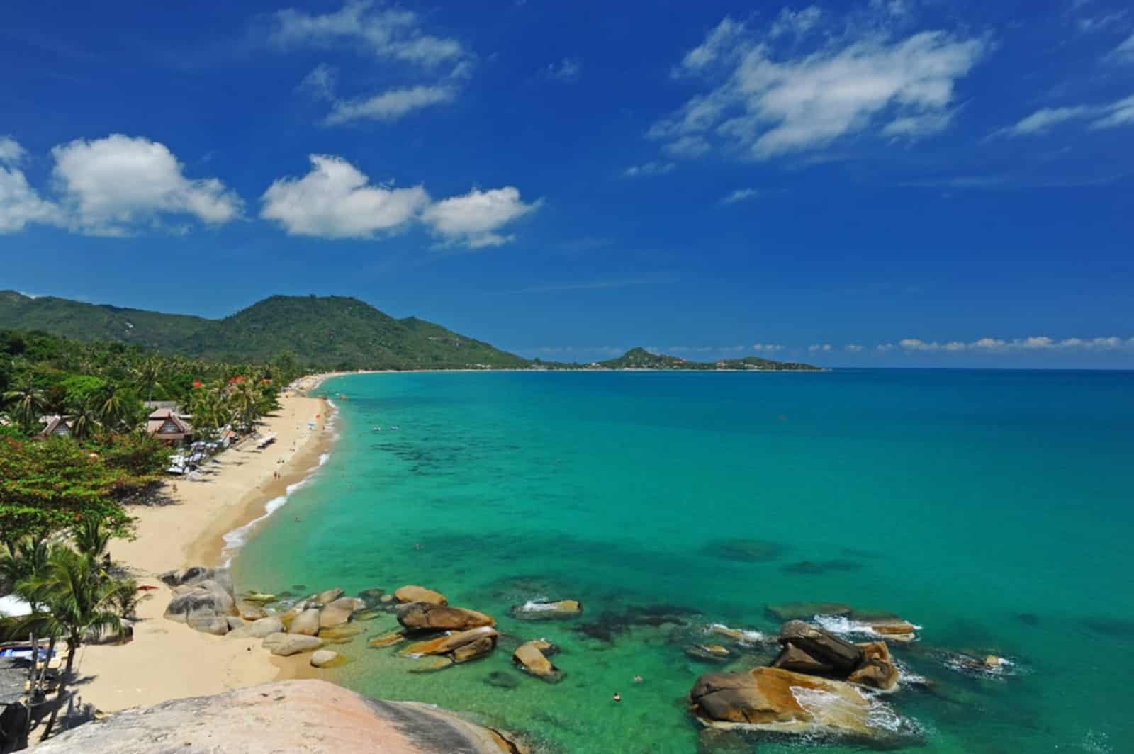 The Lamai Beach in Phuket