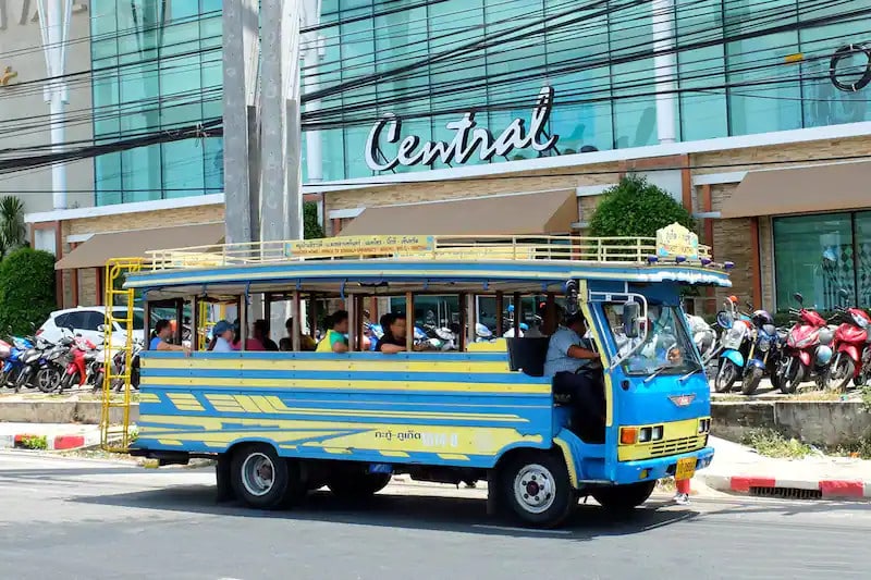 A local bus in Phuket