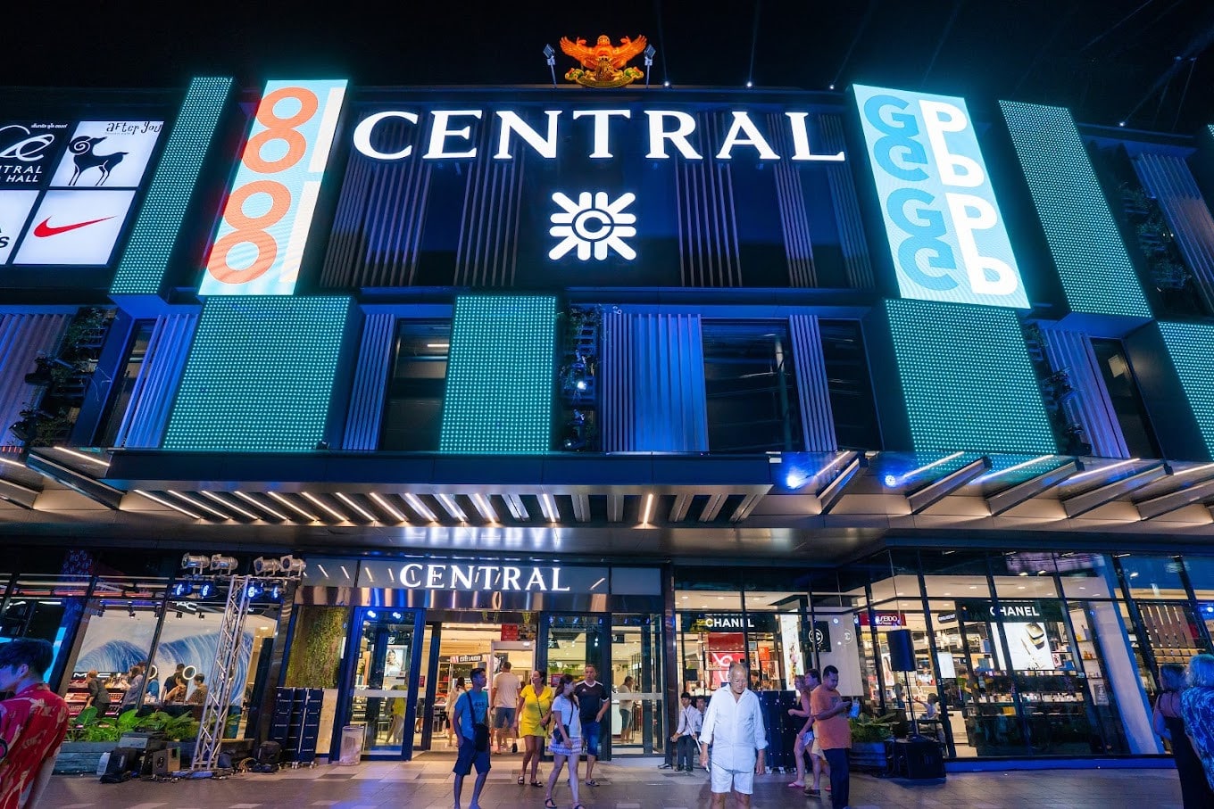 Outside the Central Patong Mall in Phuket Central Patong Mall, Phuket