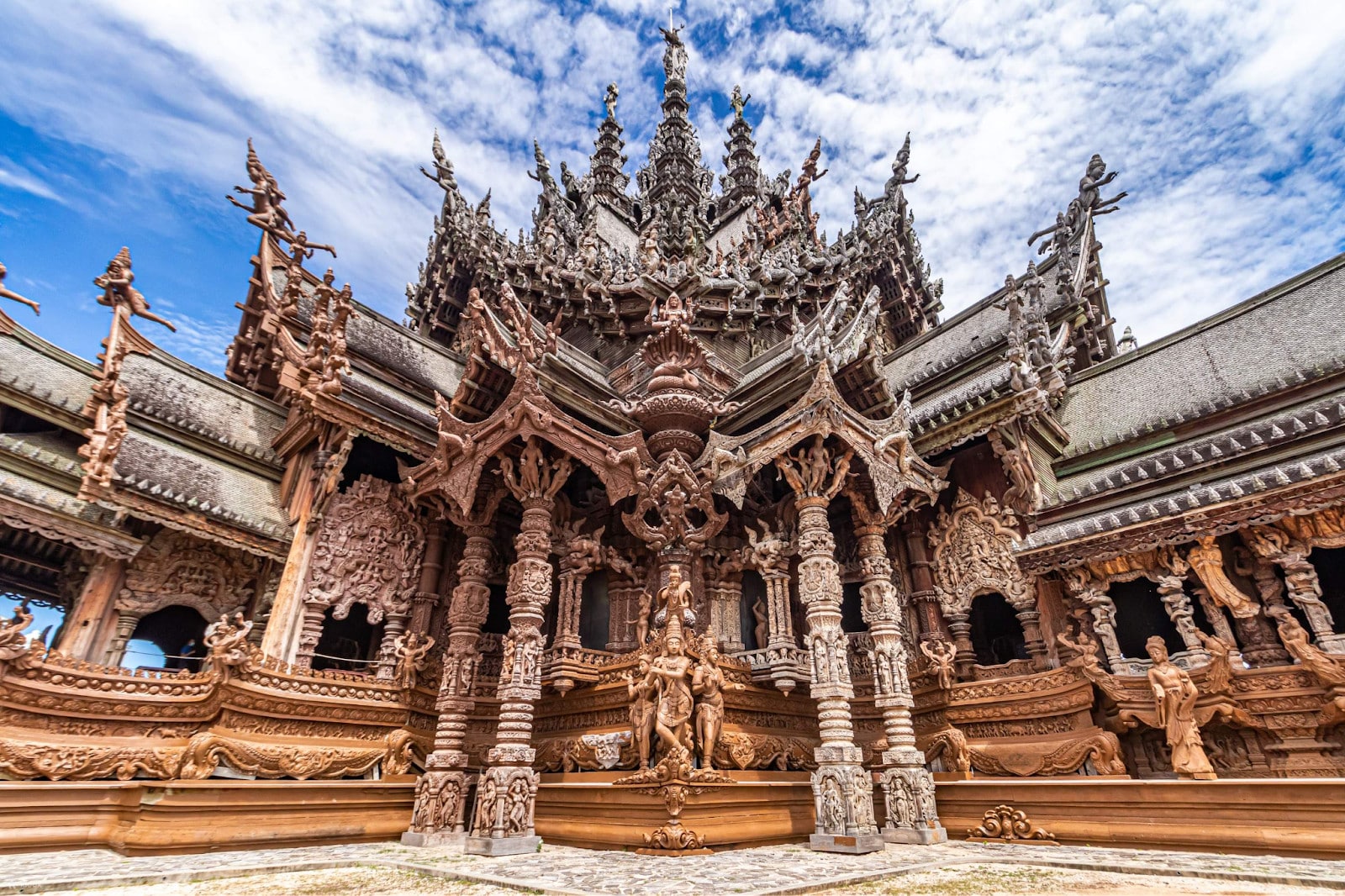 The Sanctuary of Truth in Pattaya, Bangkok
