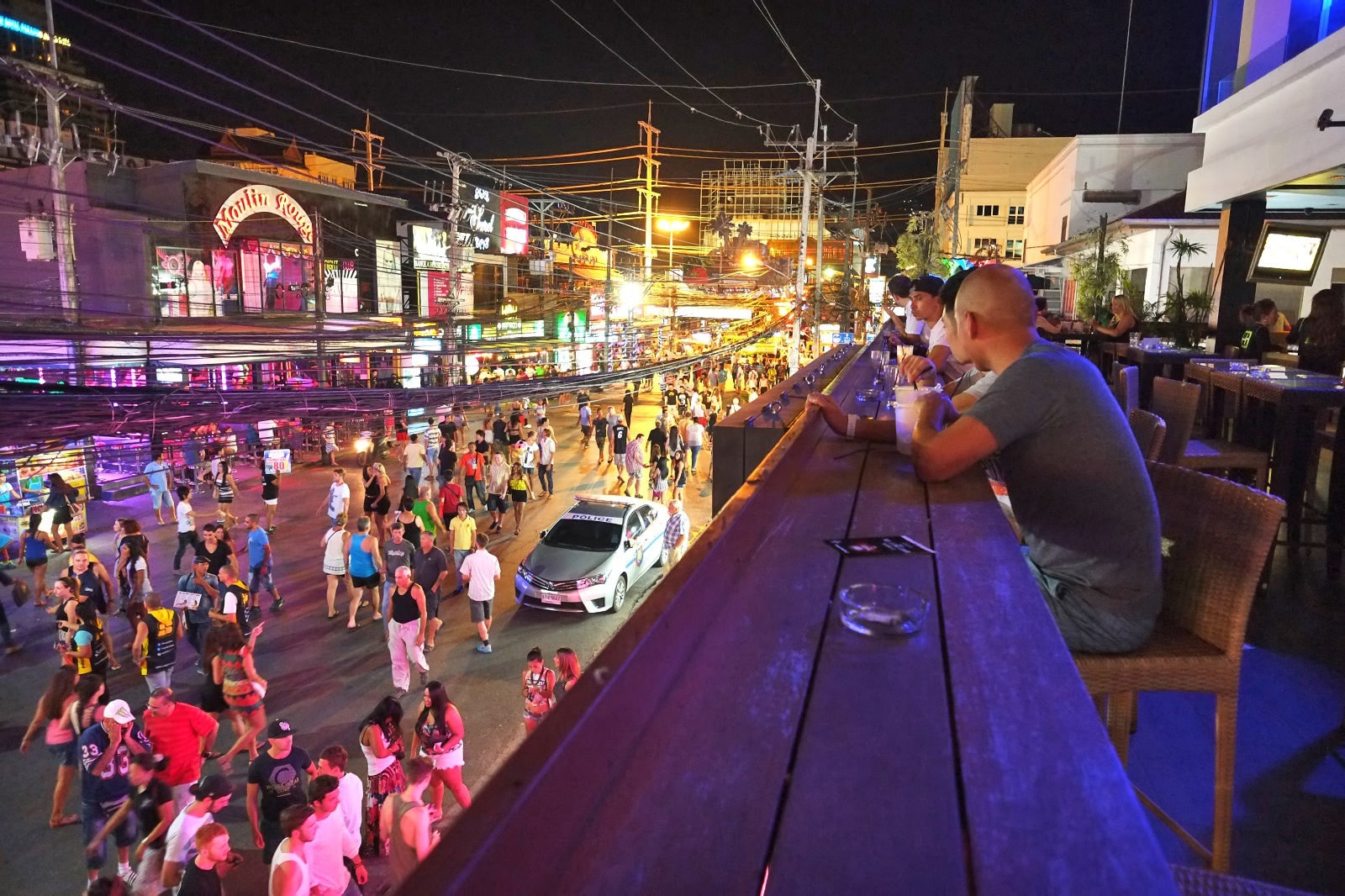 The Soi Bangla Road in Phuket