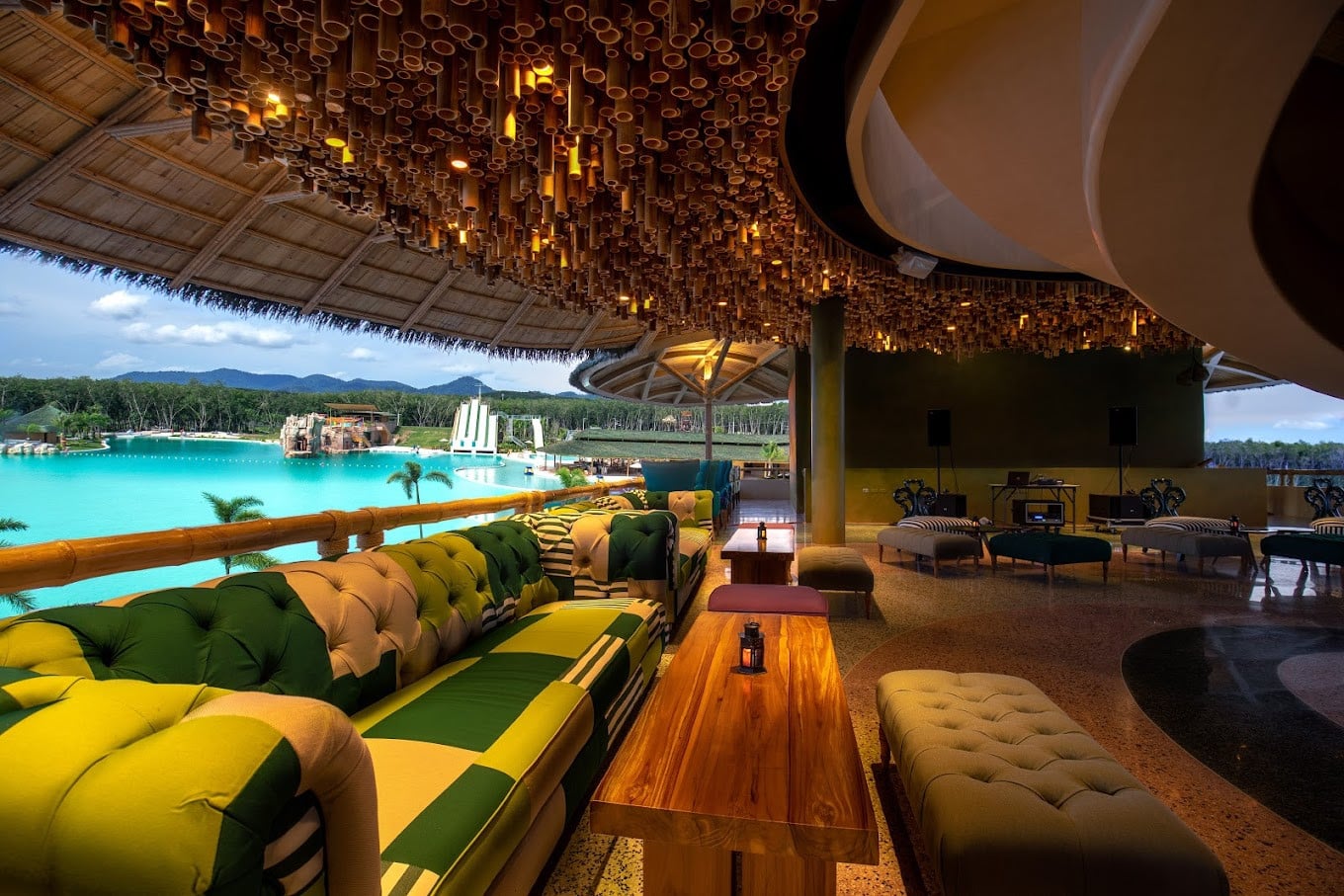 The famous Canopy Restaurant Breakfast in Mangosteen Resort