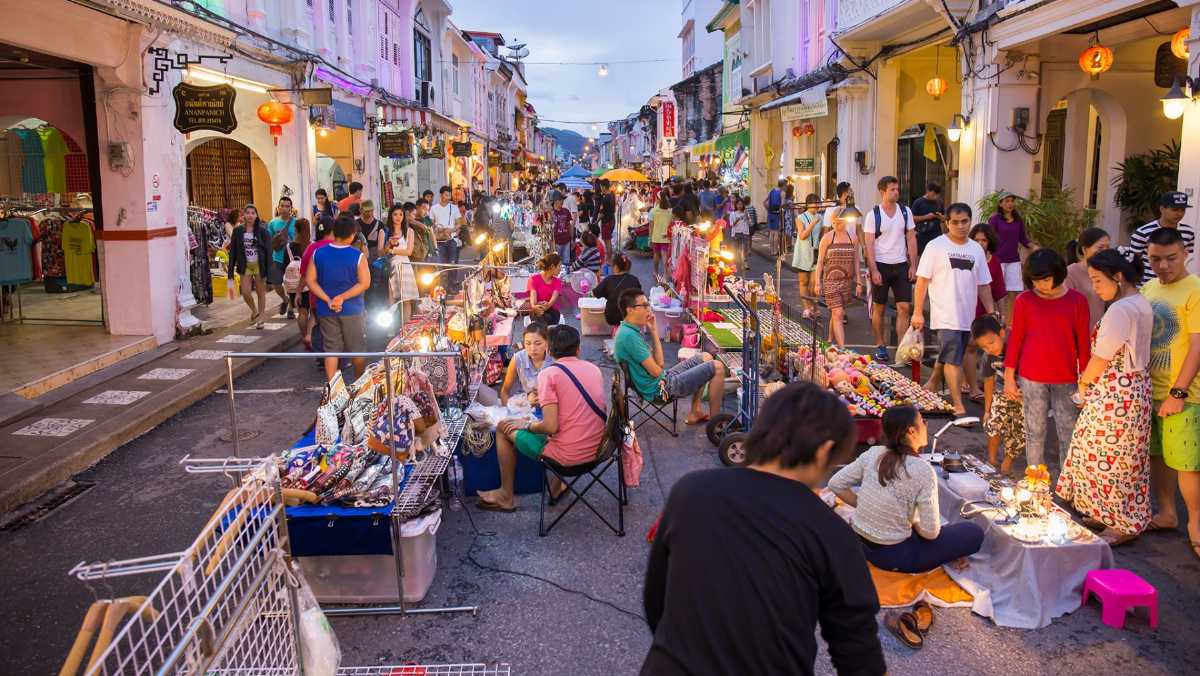 The famous markets in Banana Beach, Phuket The Famous Markets In Banana Beach Phuket