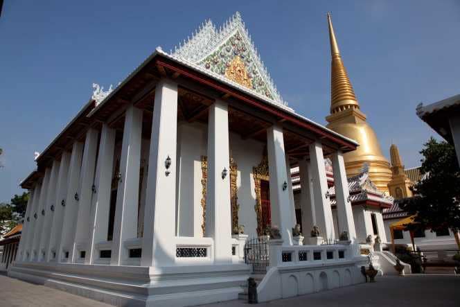 The Wat Bowonniwet in Bangkok