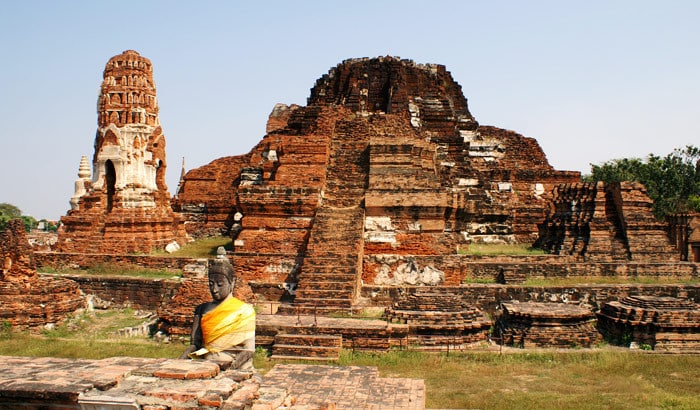 The Wat Mahathat Temple in Bangkok