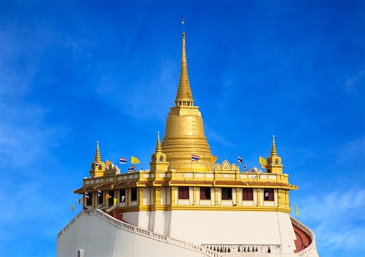 The Wat Saket in Bangkok