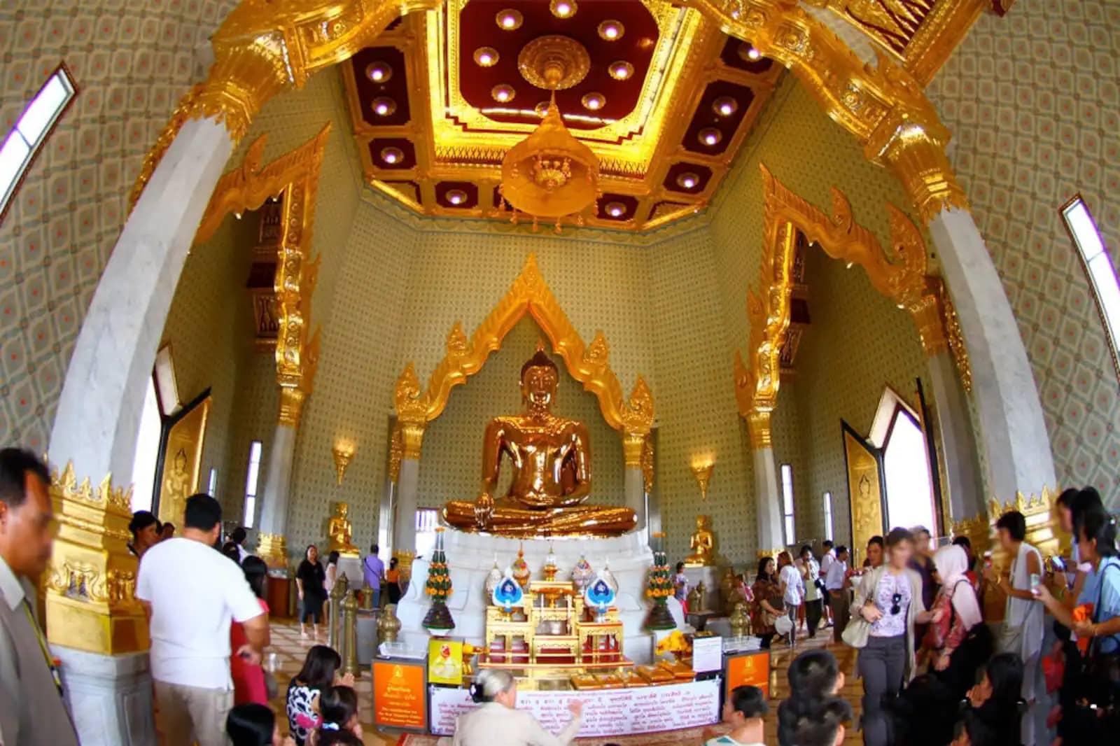 The Golden statue at Wat Traimit, Bangkok