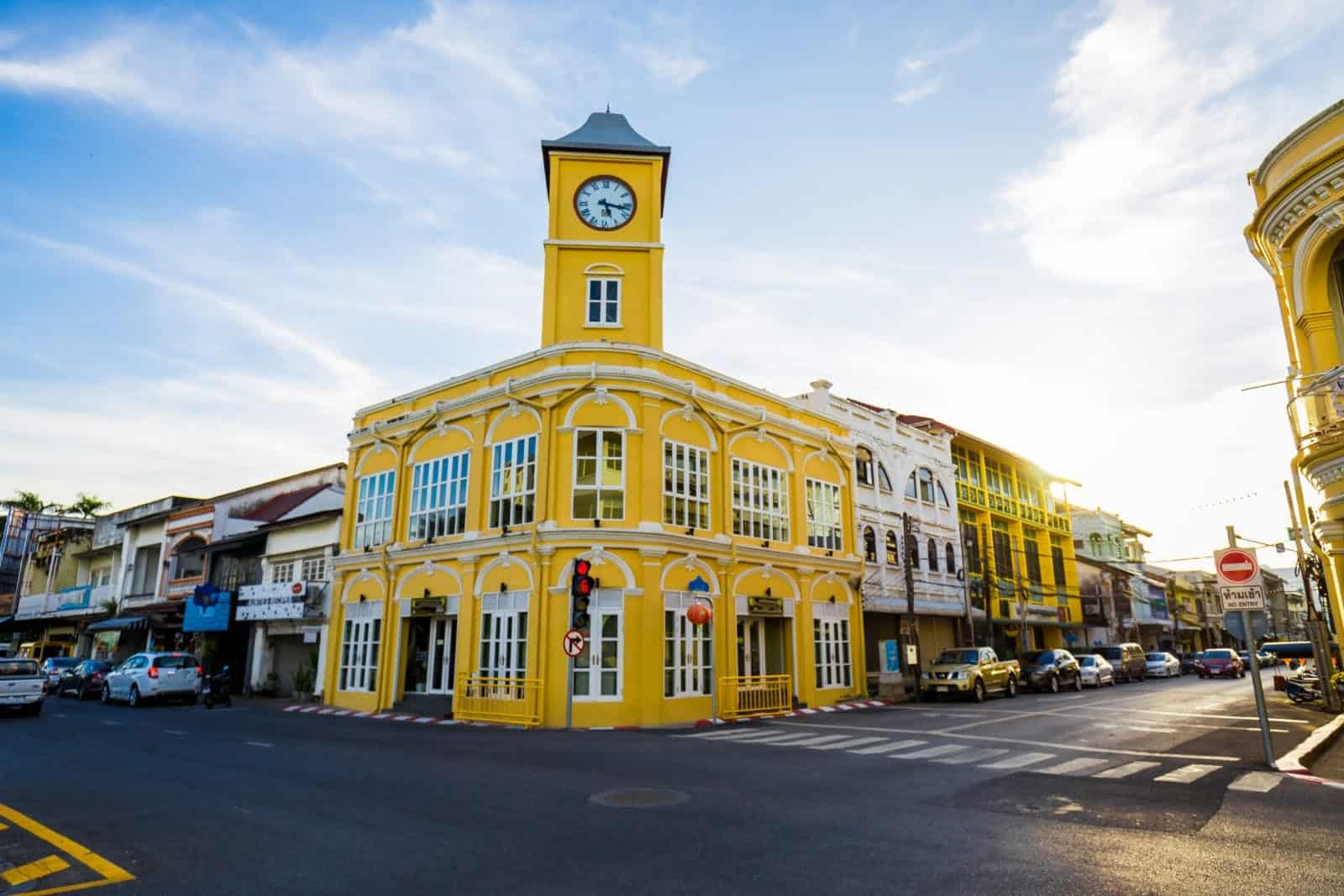 the famous Phuket Old Town in Kata beach, Phuket the Phuket Old Town in Kata beach, Phuket