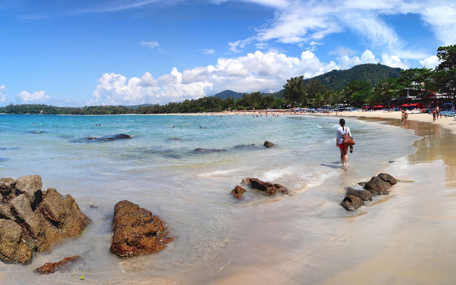 the famous coastline of Kata beach, Phuket The Famous Coastline Of Kata Beach Phuket