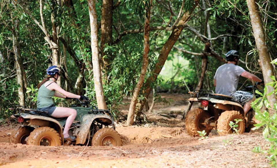 A Group of Friends on the ATV Adventure A Group Of Friends On The ATV Adventure