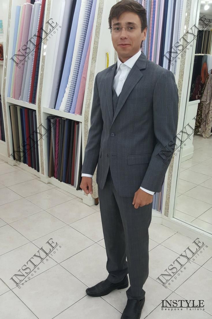 A Happy Customer At The Instyle Bespoke Tailors