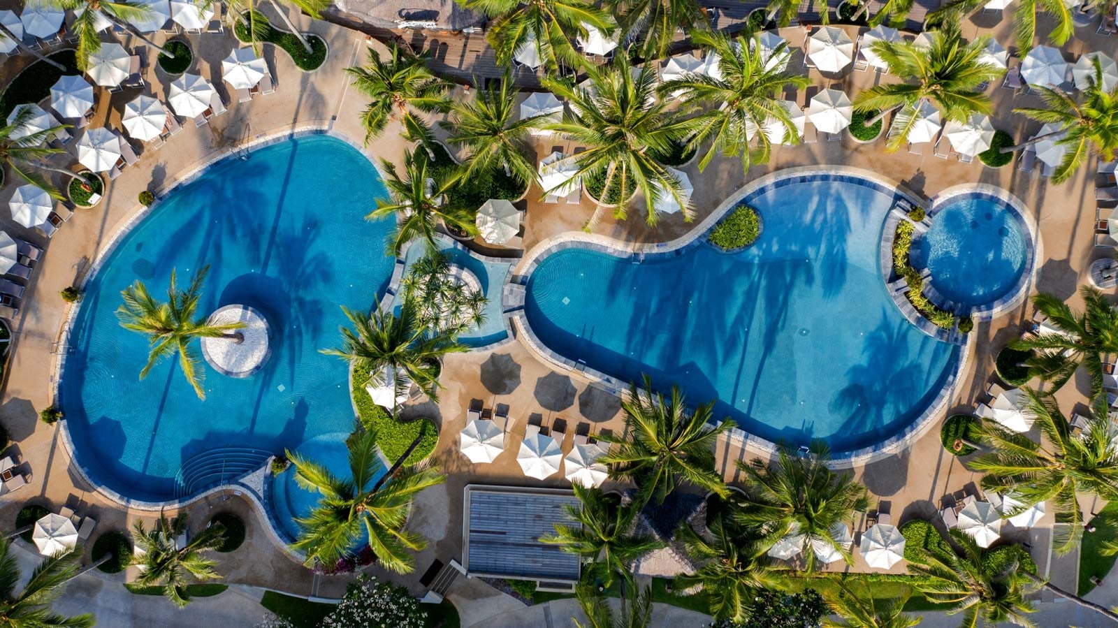 Aerial View of the Katathani Beach Resort in Phuket