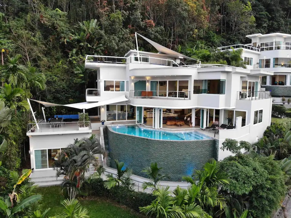 Massive Mountain Retreat with Ocean Views, Phuket