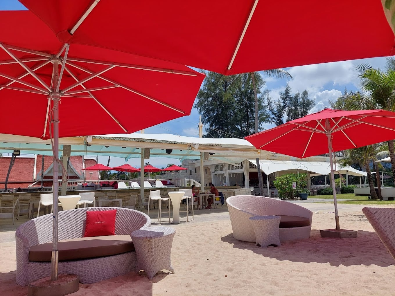 The Beachfront Setting of Xana Beach Club Xana Beach Club, Phuket