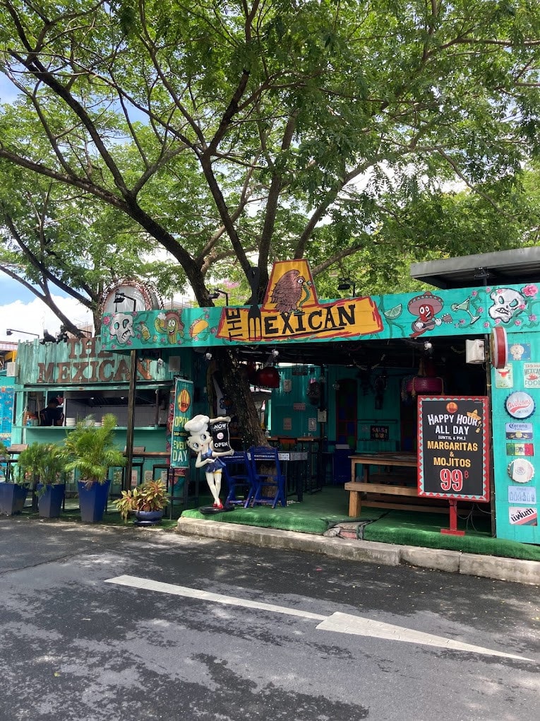 The colorful Mexican Cafe Mexican Cafe, Boat Avenue Mall