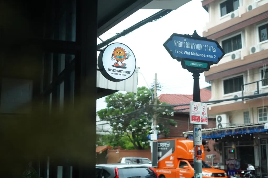 The Never Not High Cannabis Store in Bangkok