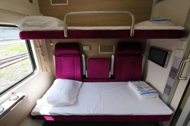 Sleeper Train from Bangkok to Chumphon