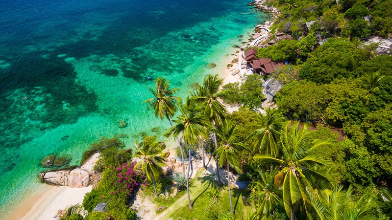 The tropical weather of Koh Tao